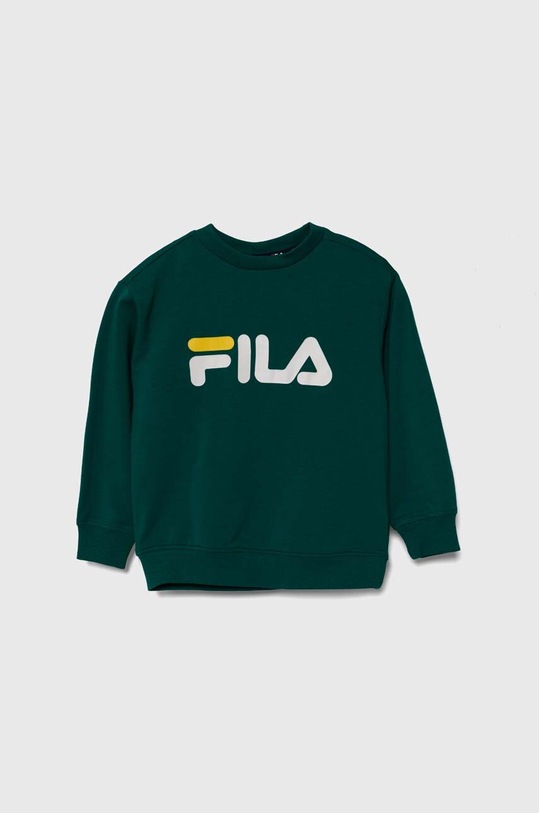 Detská mikina Fila s elastanom zelená FAK0121
