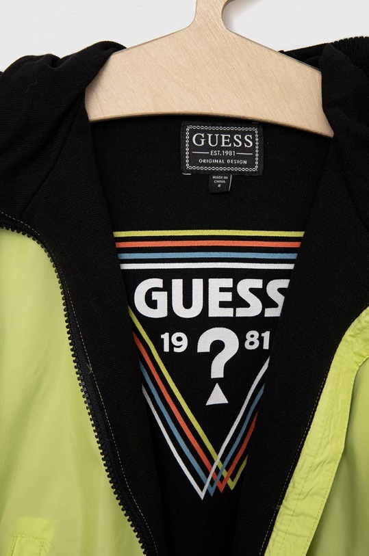 Guess kurtka dziecięca H3RJ03.WCFM0.PPYX zielony