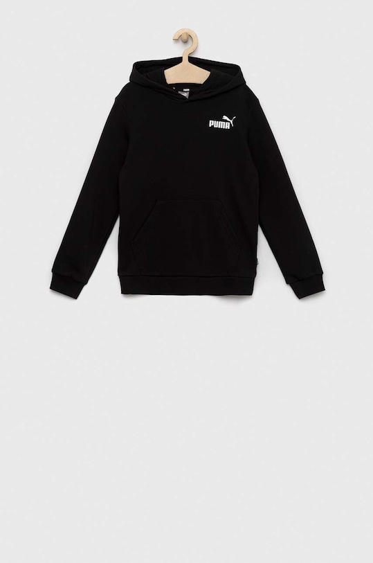 Puma bluza dziecięca ESS Small Logo Hoodie TR B z kapturem czarny 58697001.PPYX