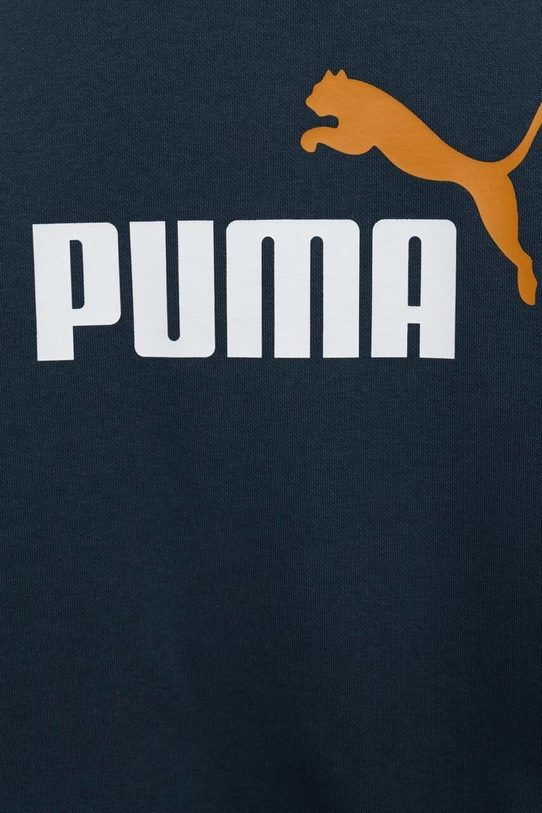 Chłopiec Puma bluza dziecięca ESS+ 2 Col Big Logo Crew FL B 58698616.PPYX niebieski