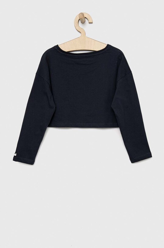 Pepe Jeans longsleeve din bumbac pentru copii Paullete PG502955 bleumarin SS23
