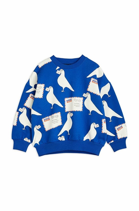 Детски памучен суичър Mini Rodini памук син 2322012860