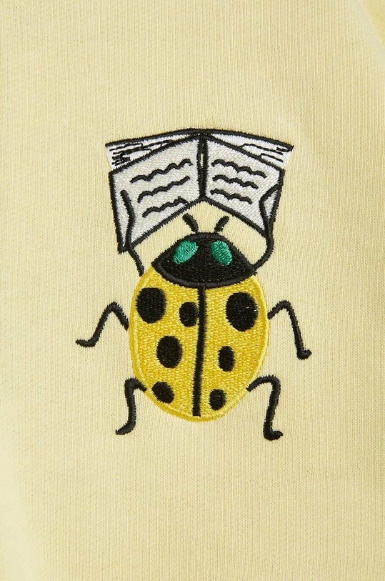 Mini Rodini bluza bawełniana dziecięca żółty 2322014423