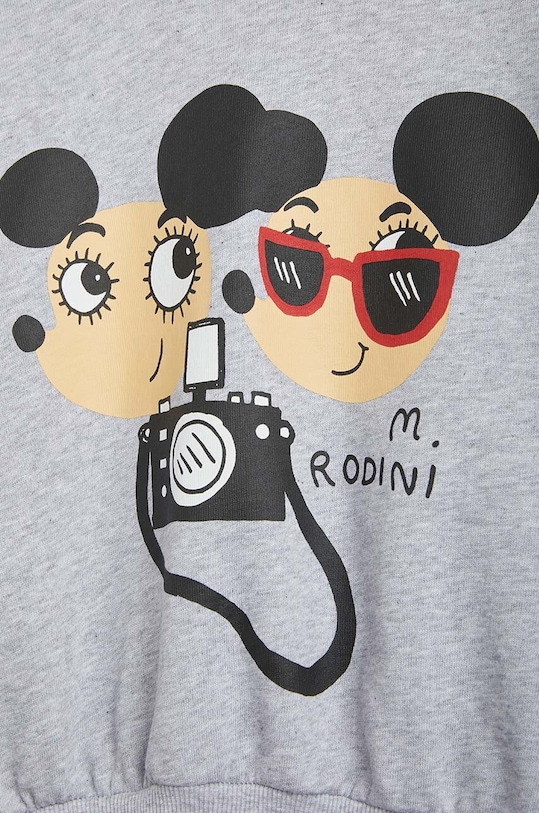 Chłopiec Mini Rodini bluza bawełniana dziecięca 2322015694 szary