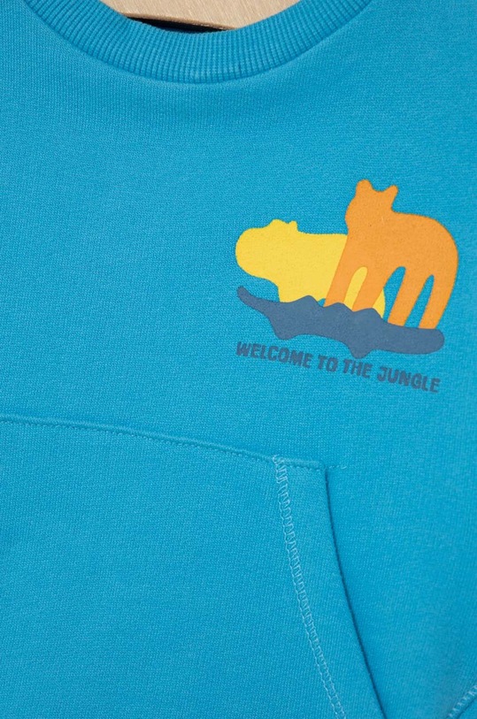 Chlapec Bavlnená mikina pre bábätká OVS 1685703.Boy.9.36months. modrá