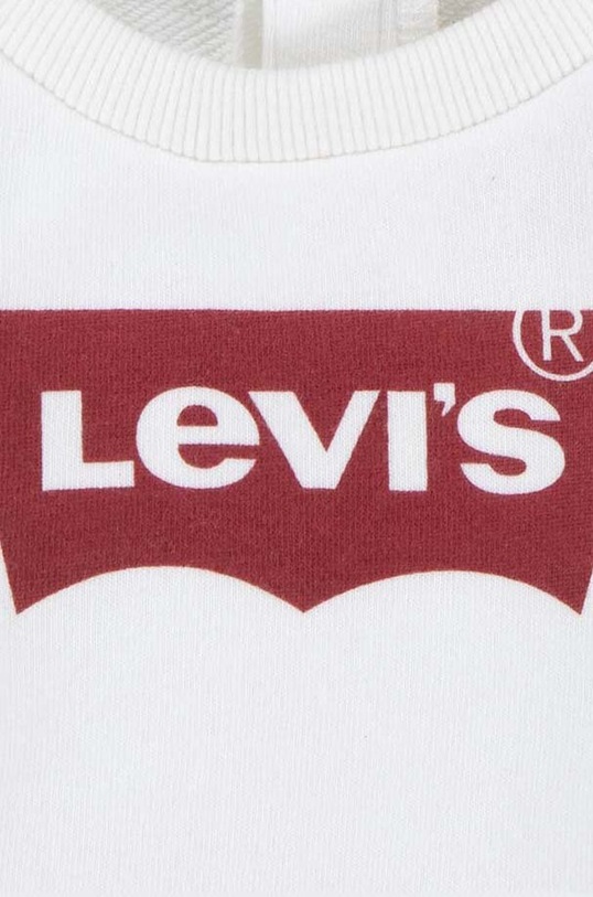 CHLAPEC Kojenecká mikina Levi's 1E6660 bílá