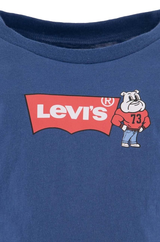 CHLAPEC Tričko s dlouhým rukávem pro kojence Levi's 6EH011 námořnická modř