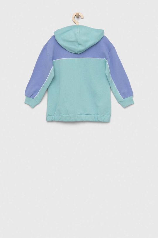 United Colors of Benetton hanorac de bumbac pentru copii 3J68C501Y.G.SEASONAL turcoaz SS23