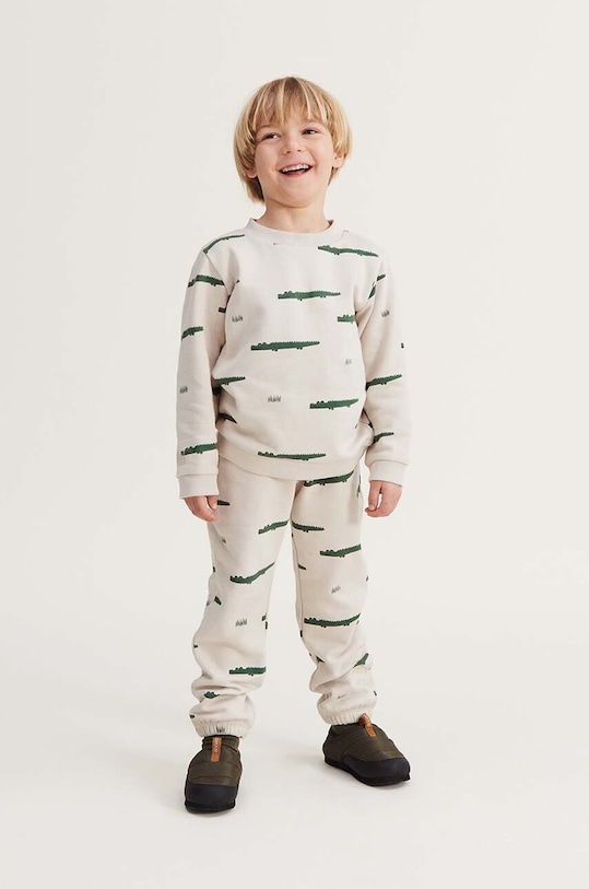 Παιδική βαμβακερή μπλούζα Liewood βαμβάκι μπεζ LW17218