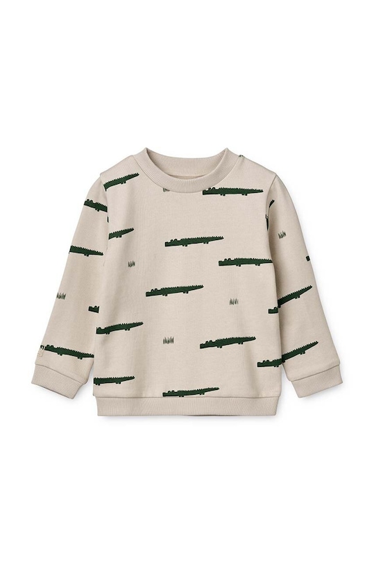 Παιδική βαμβακερή μπλούζα Liewood LW17218 μπεζ AW24