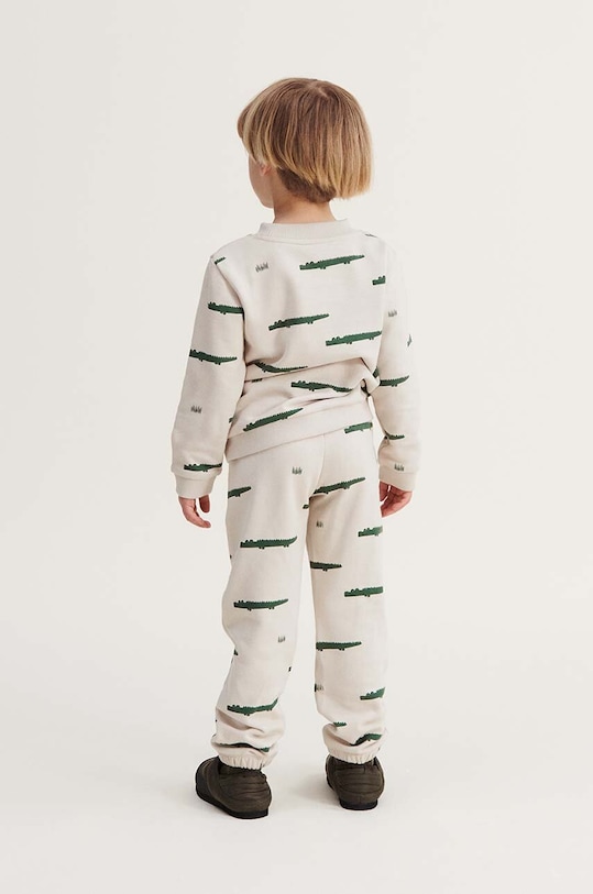 Παιδική βαμβακερή μπλούζα Liewood LW17218 μπεζ