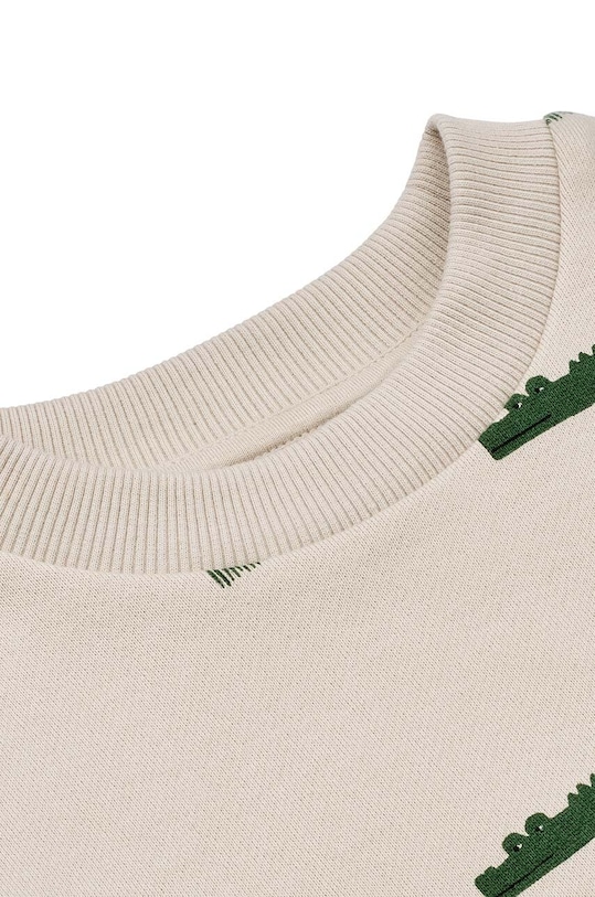 Παιδική βαμβακερή μπλούζα Liewood μπεζ LW17218