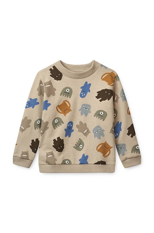 Liewood hanorac de bumbac pentru copii LW17218 gri AW24