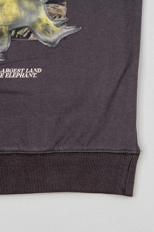 zippy bluza bawełniana dziecięca ZKBAP0202.23006 szary