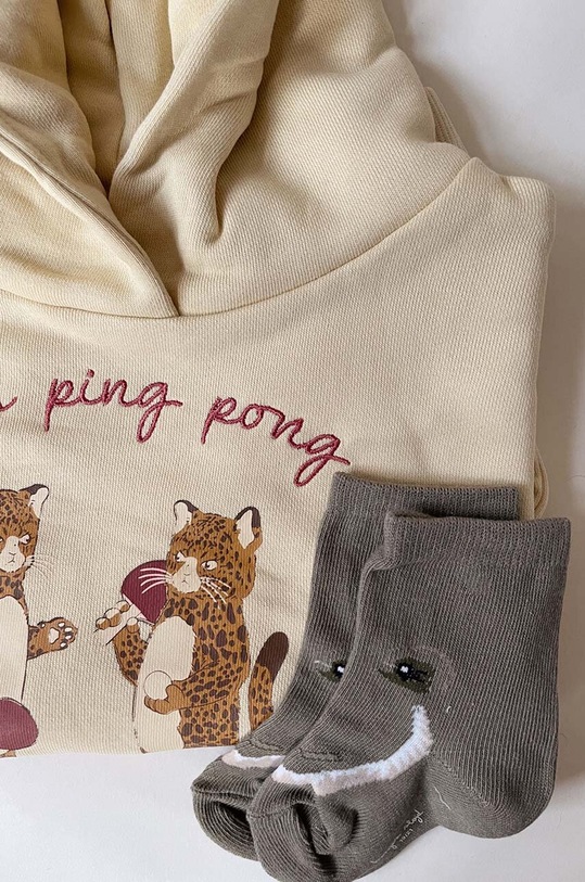 Konges Sløjd bluza dziecięca KS4469 beżowy SS23