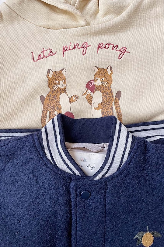 Chłopiec Konges Sløjd bluza dziecięca KS4469 beżowy