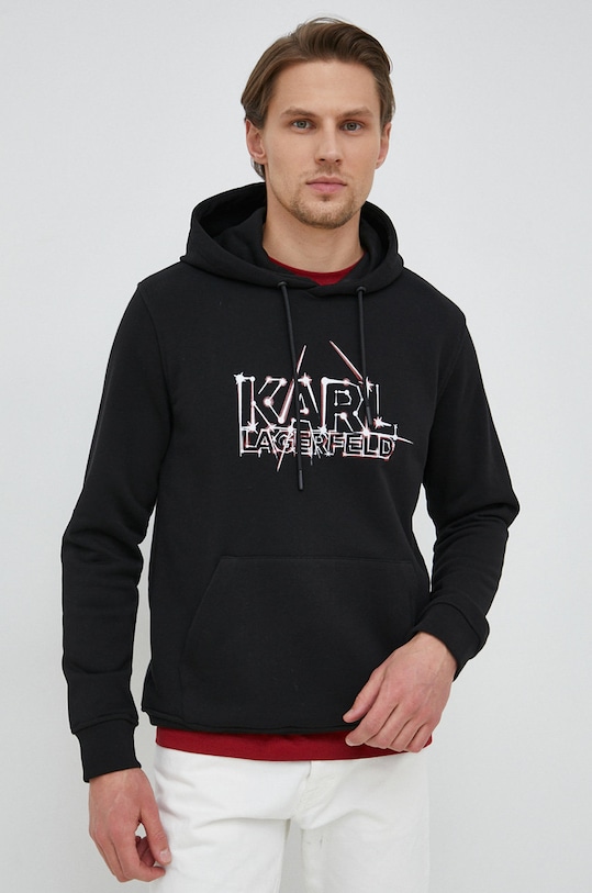 Karl Lagerfeld bluza z kapturem czarny 531900.705082
