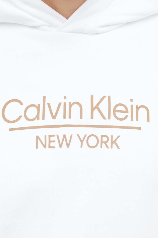 Bavlnená mikina Calvin Klein K10K110747.PPYX biela