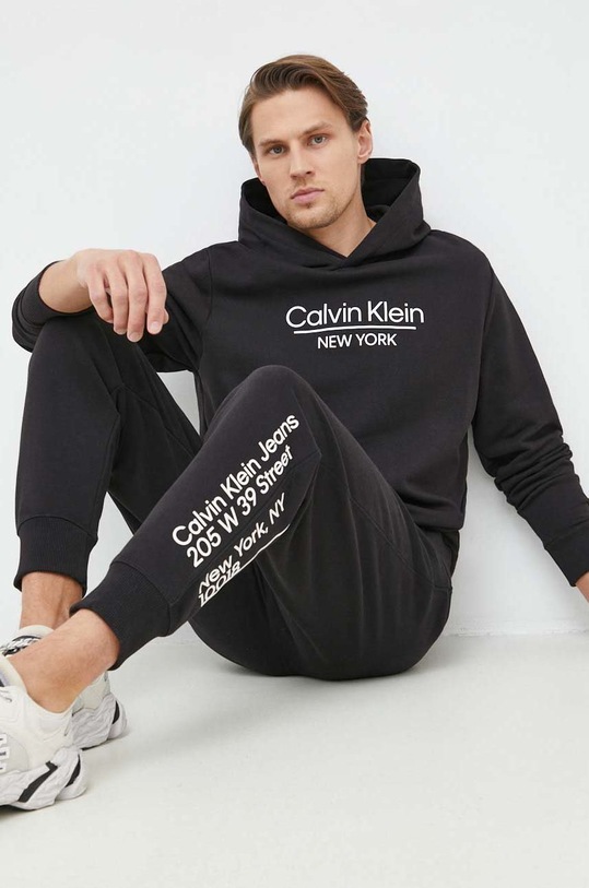 Calvin Klein bluza bawełniana K10K110747.PPYX czarny SS23