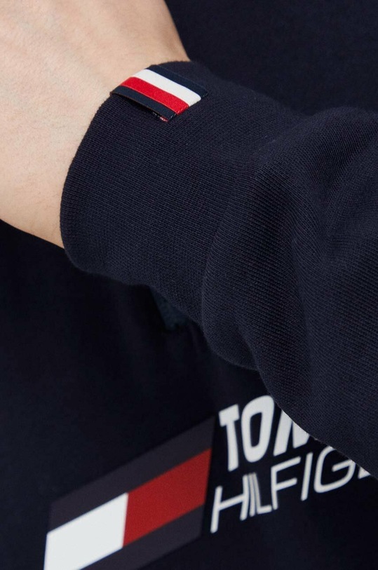 Bavlnená mikina Tommy Hilfiger MW0MW28996.PPYX tmavomodrá