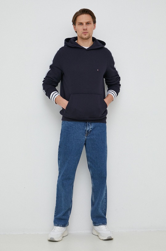 Хлопковая кофта Tommy Hilfiger MW0MW29578.PPYX тёмно-синий SS23