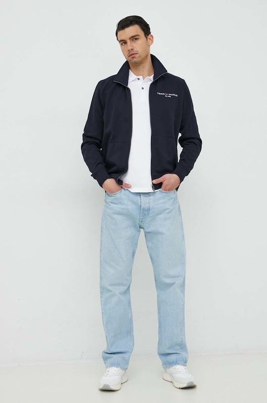 Tommy Hilfiger bluza MW0MW29327.PPYX granatowy SS23