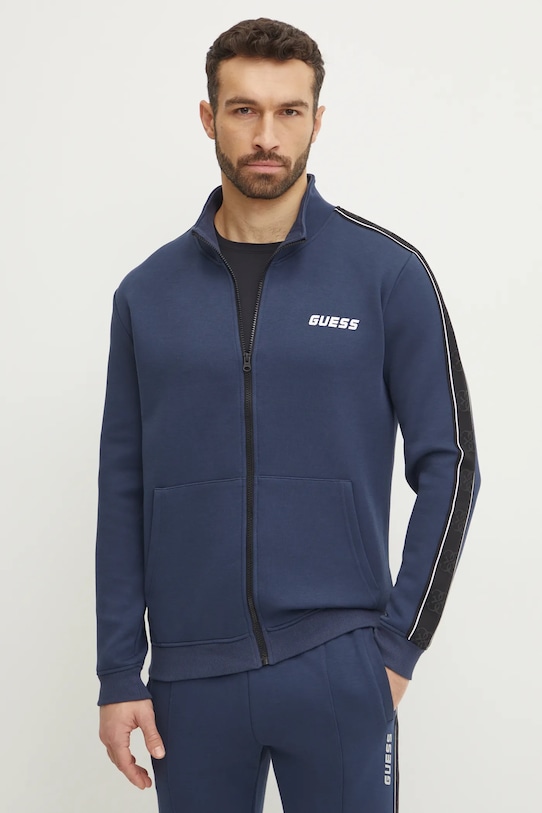 Mikina Guess bez kapuce námořnická modř Z2YQ10.KB3P2
