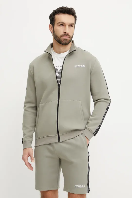 Guess bluza print verde Z2YQ10.KB3P2