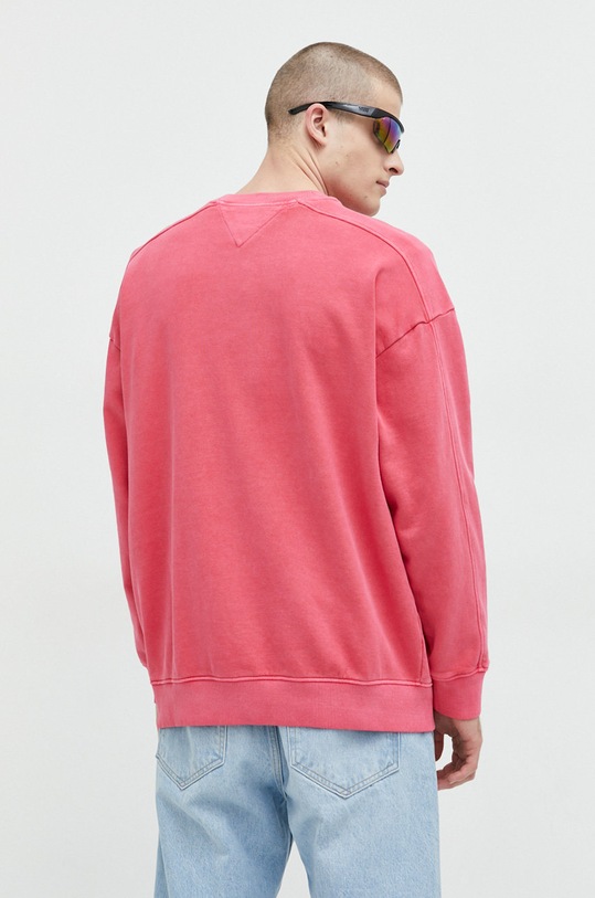 Odzież Tommy Jeans bluza bawełniana DM0DM15700.PPYX różowy