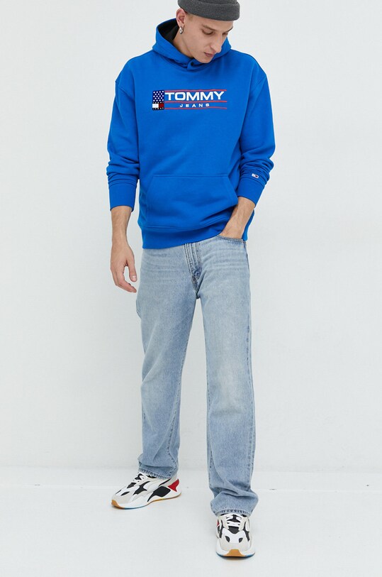 Tommy Jeans bluza DM0DM15685.PPYX albastru SS23