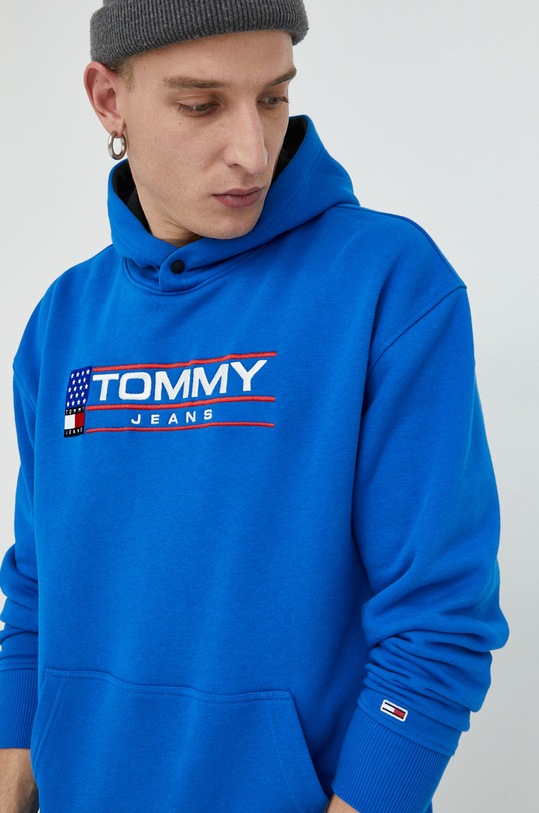 Tommy Jeans bluza albastru DM0DM15685.PPYX