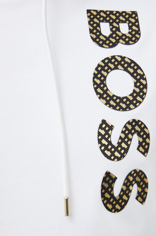 Bavlnená mikina BOSS 50481746 biela