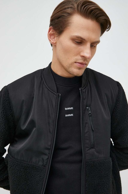Μπουφάν bomber Samsoe Samsoe μαύρο M22400010