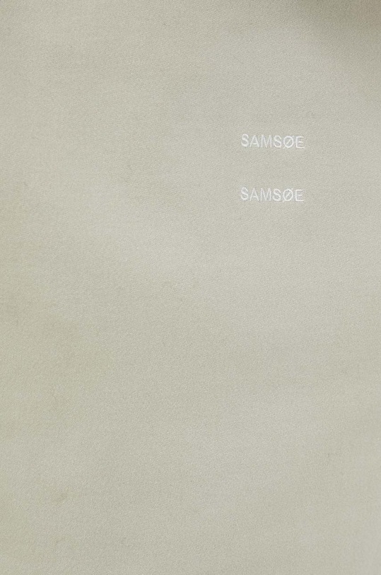 Samsoe Samsoe bluza bawełniana M22400003 zielony