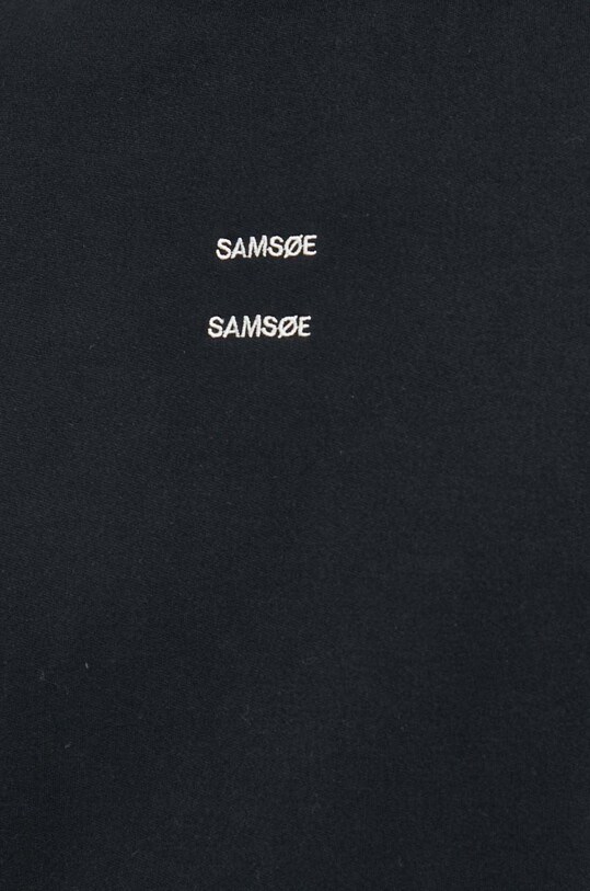 Samsoe Samsoe bluza bawełniana M22400003 czarny