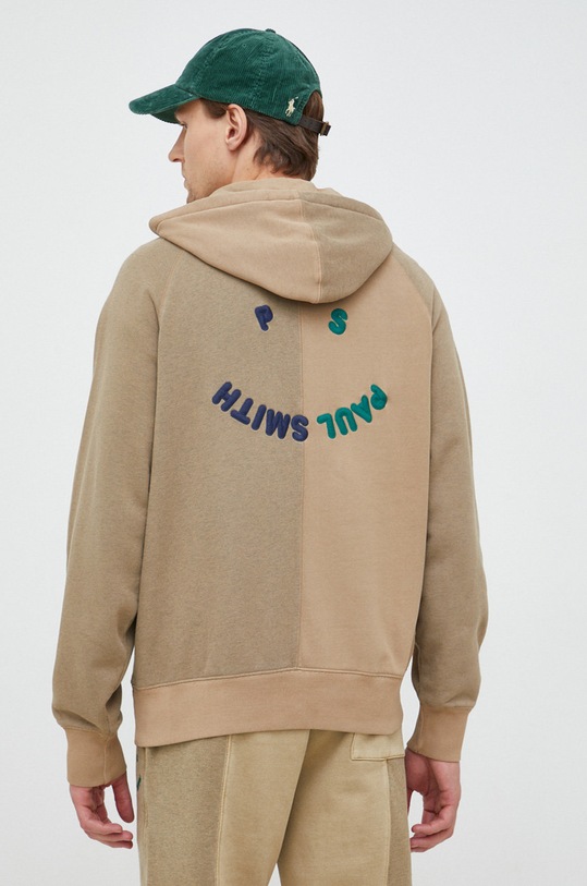 Odzież PS Paul Smith bluza bawełniana M2R.961XM.K21169 beżowy