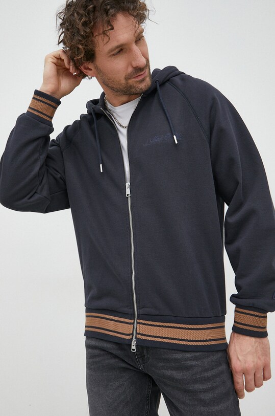 Marc O'Polo bluza bawełniana granatowy 320404257124