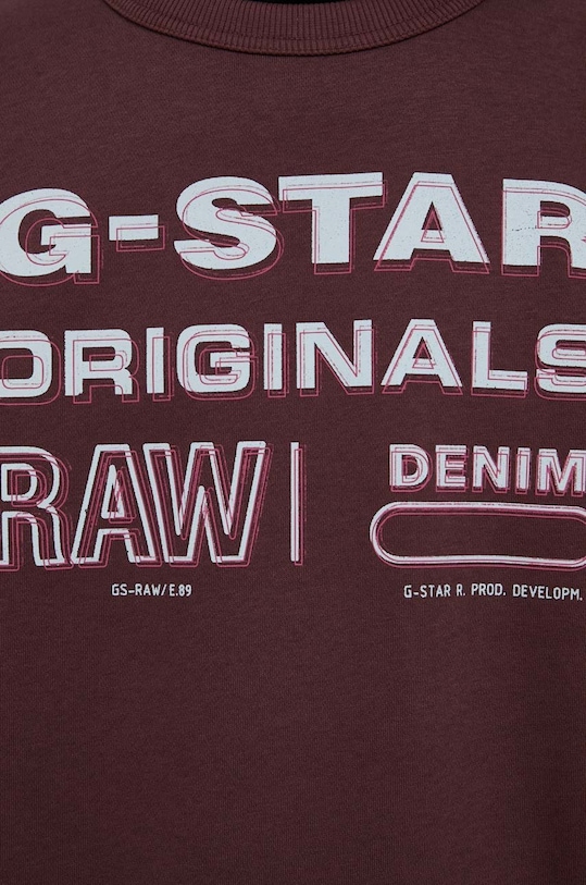G-Star bluză D22319.A971 burgundia