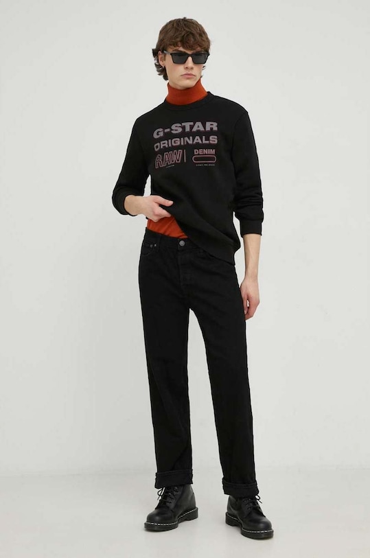 Μπλούζα G-Star στάμπα μαύρο D22319.A971
