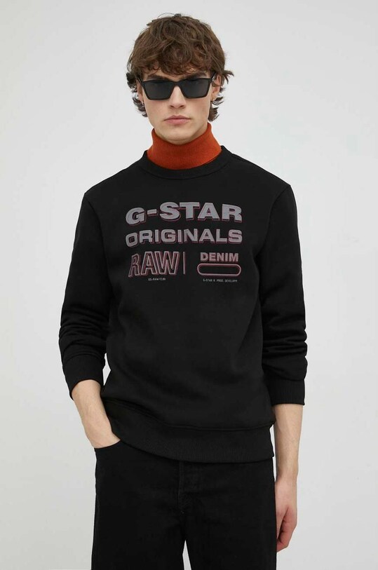 Μπλούζα G-Star Raw D22319.A971 μαύρο SS23
