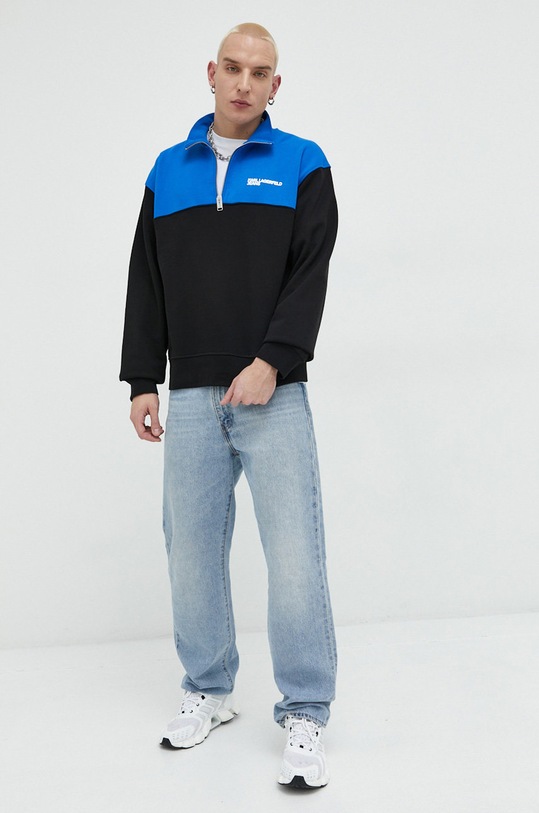 Karl Lagerfeld Jeans bluza 231D1802 czarny SS23