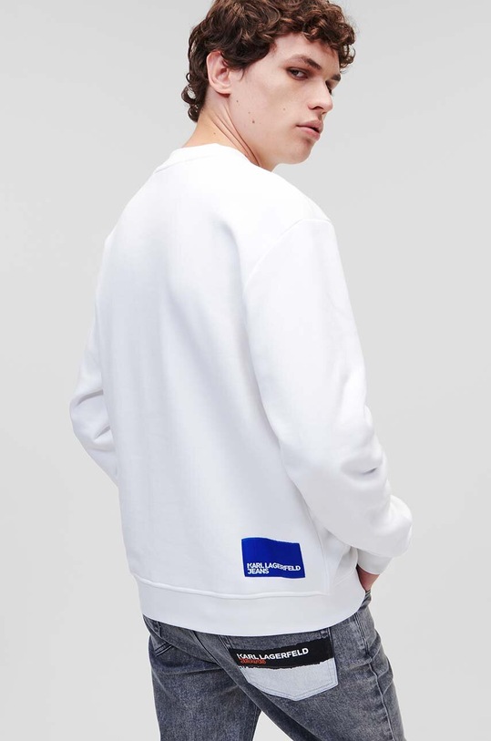Суичър Karl Lagerfeld Jeans 231D1804 бял SS24