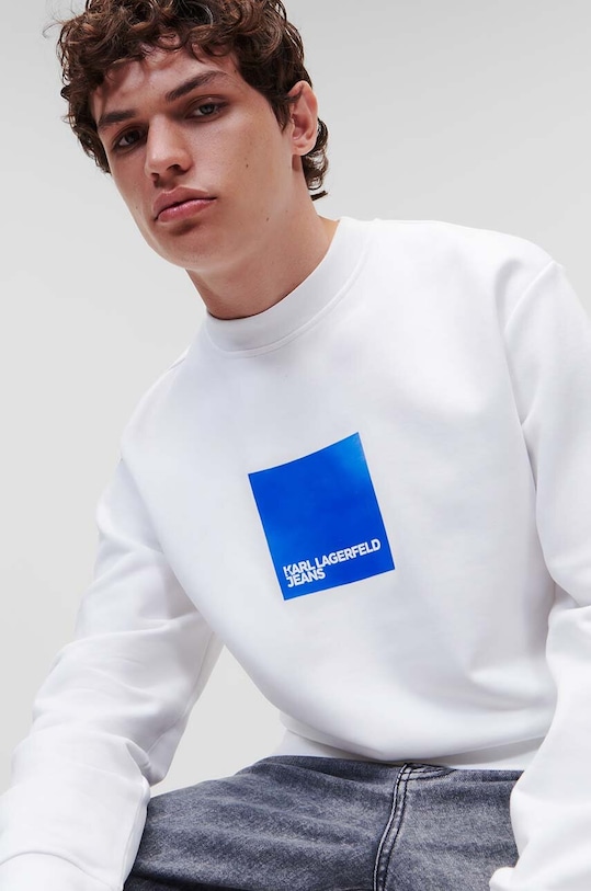 Дрехи Суичър Karl Lagerfeld Jeans 231D1804 бял