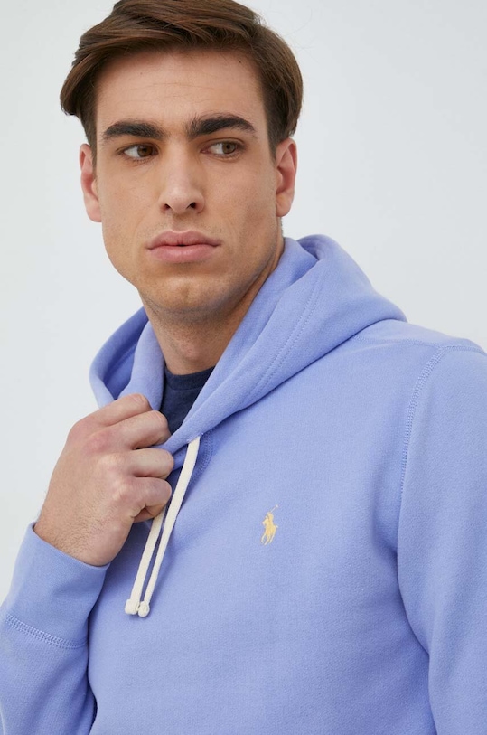 Суичър Polo Ralph Lauren с качулка виолетов 710766778
