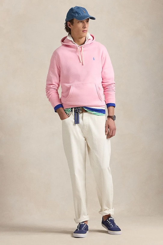 Odzież Polo Ralph Lauren bluza 710766778 różowy