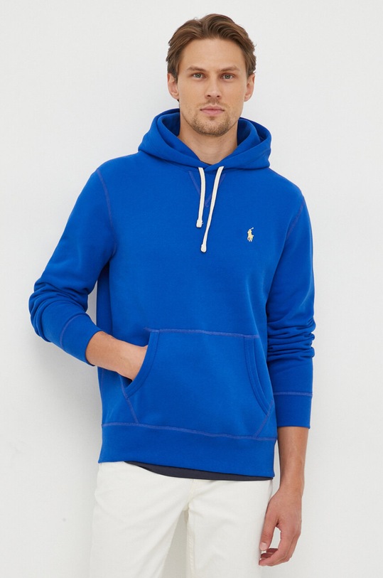 Polo Ralph Lauren bluza z kapturem niebieski 710766778