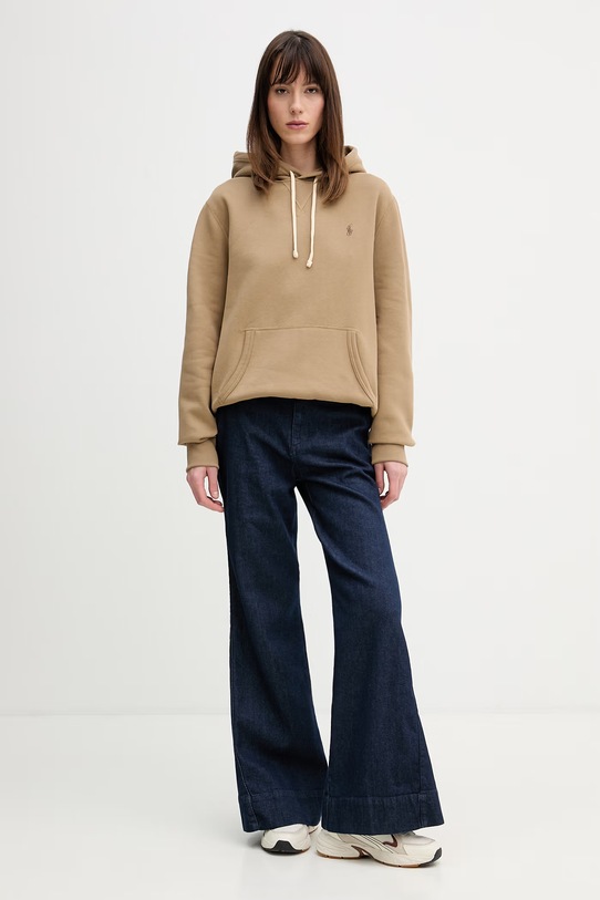 Polo Ralph Lauren bluza 710766778 brązowy SS26