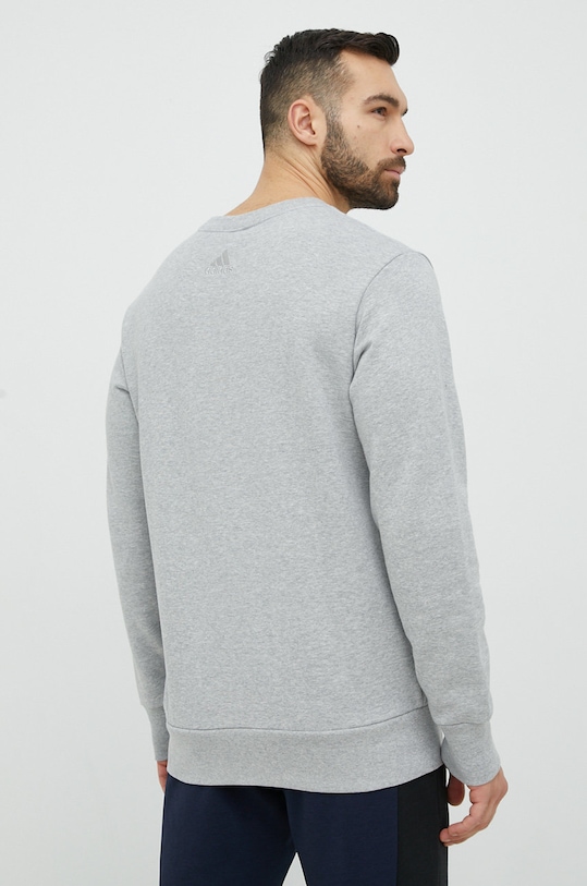 Oblečení Bavlněná mikina adidas IC9326 šedá