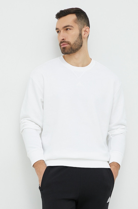 adidas bluza pozostałe biały IC9805
