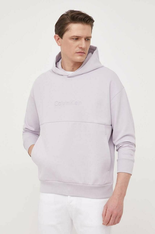 Calvin Klein bluza fioletowy K10K108058.PPYX
